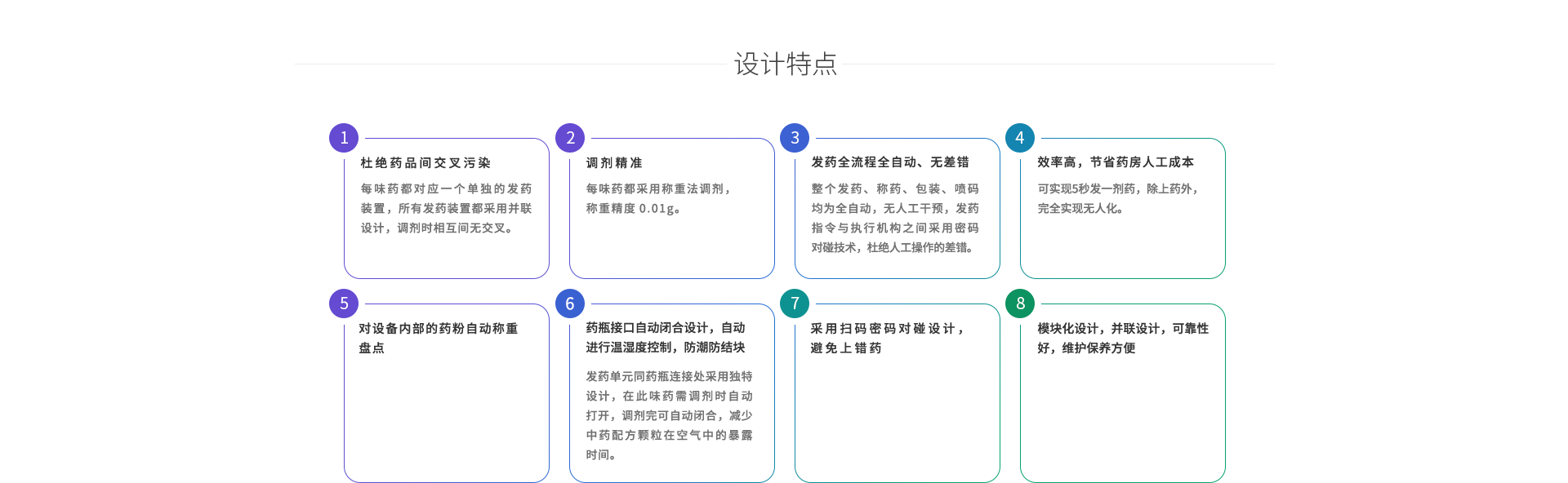 瓶装配方颗粒全自动发药机相对半自动发药机的八大优势